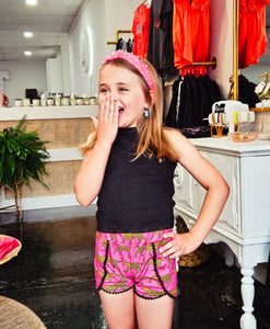 Hot Pink Cheetah Shorts