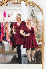 Deep Red Tegan Dress