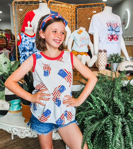 USA Peplum Tank