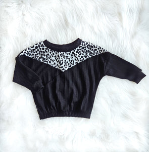 Black Spotted Sweater