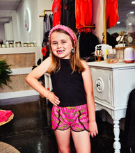 Hot Pink Cheetah Shorts