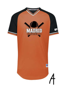 Madrid Baseball Jersey Orange (Adult & Youth)