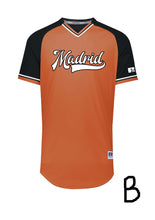 Madrid Baseball Jersey Orange (Adult & Youth)