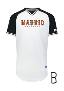 Madrid Baseball Jersey White (Adult & Youth)